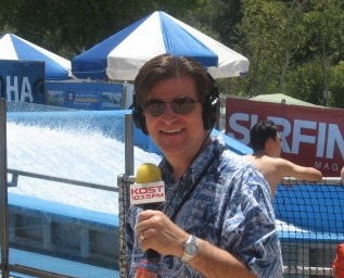 Ted doing a show "live" on KOST 103.5 in Los Angeles.