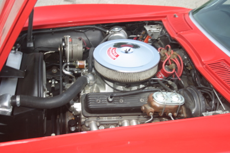 The engine bay with the ZZ3 crate engine 345HP