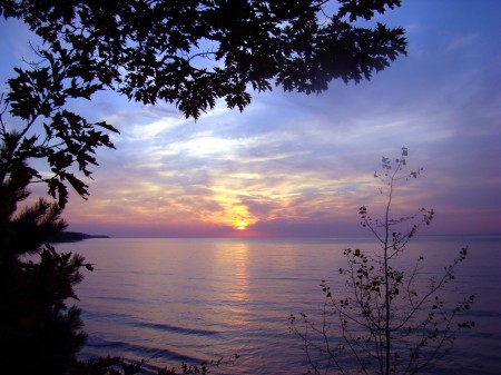 Sun Set Lake Ontario