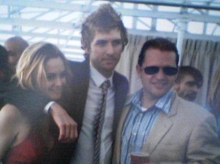 Me Chris J and Alicia Silverstone at their lake Tahoe Wedding