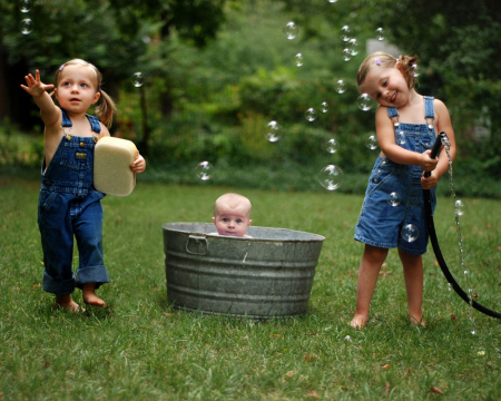 Millie, Reese and Macey Roudebush