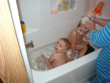 In da tub at our house in '03