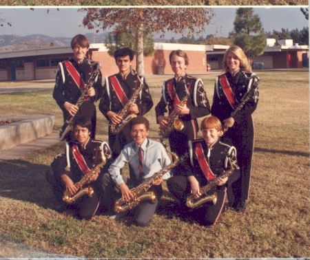 OGHS Sax Section 1985
