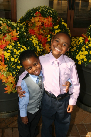 Grandson Isaiah and son Adonis  Oct. 2007