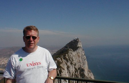 Arlyn at the Rock of Gibraltar