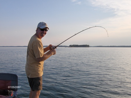 Fishing at Lake Hartwell