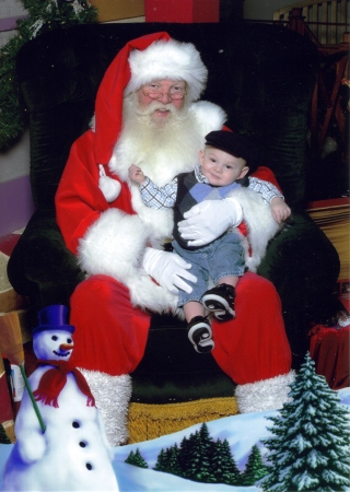 Joel and Santa