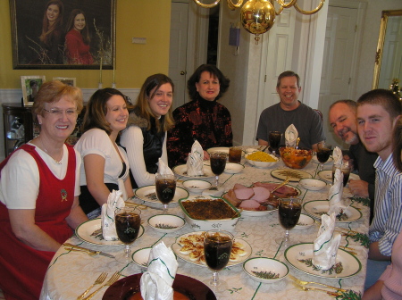 Christmas dinner at home 2007
