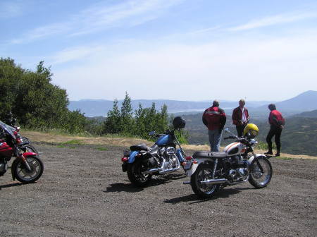 Overlooking Clear Lake on a ride to Napa