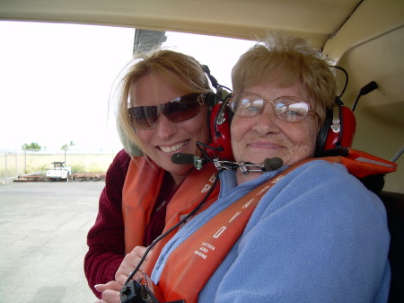 Me and Mom -Helicopter Ride In Hawaii
