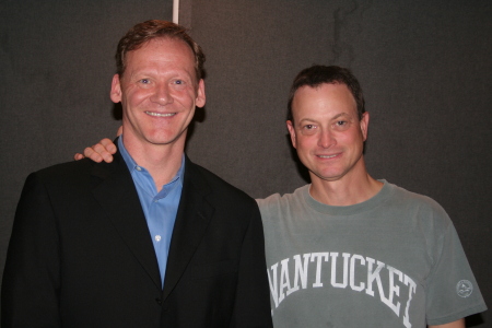 Monte with Gary Sinise