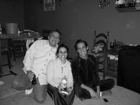 My sister,Jen, dad and myself.