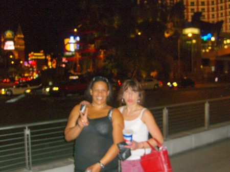 Amy and Shanta in Vegas