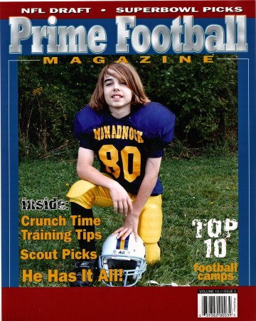My son Mikey, starting QB for the monadnock mountaineers