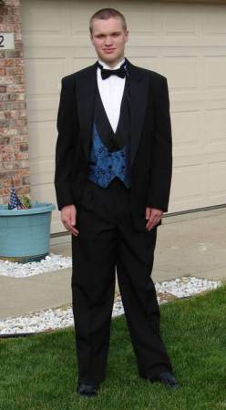 My oldest son Andrew at his Senior Prom