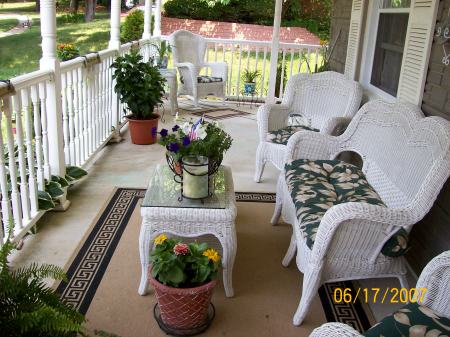 Our Country Style Porch!