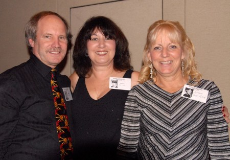 Lynn VanAllen-DeSimone, Margie Monte-Rizza & Mark Virgilio at HHS 40th Reunion