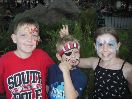 Joey, Seth and Kelly Disney Land 2007