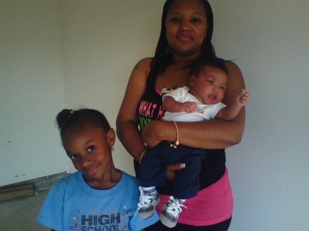 TJ, his Aunt Cherika, Cousin Shaniyah