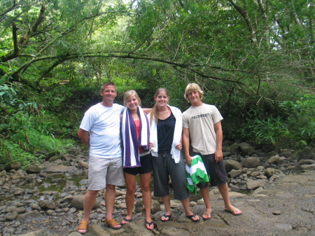 Chris Sr, Amanda, Marissa, and Chris Jr.