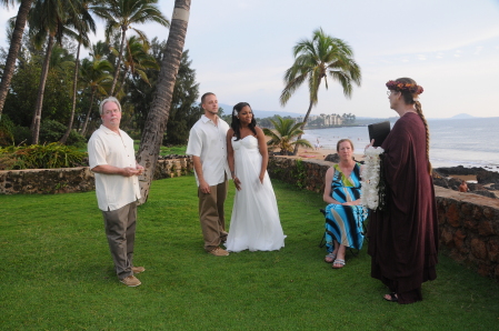 My son's Wedding in Kihei HI 12/27/2010