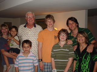 Me, Dad, my boys & my nephews 06'