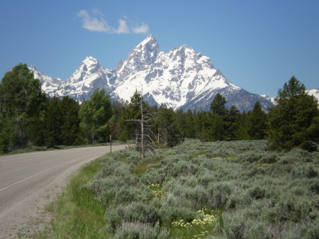 TETONS JUST OUT OF JACKSON HOLE WYO