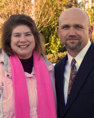 Michelle & Jimmy after Andy's funeral