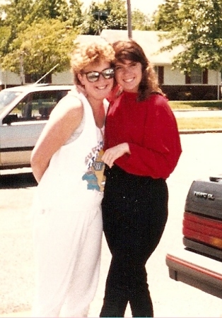 Me & Stacey Lomax 1988