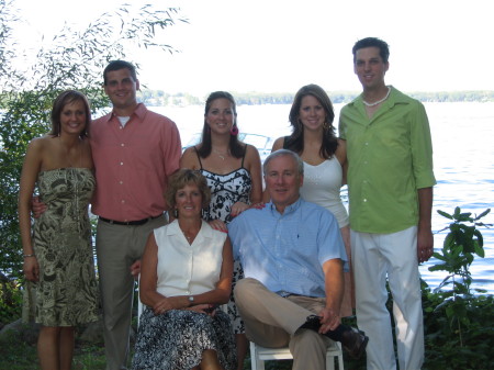 Our family (3 middle kids) and 2 significant others.