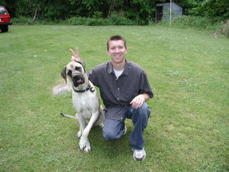 Todd with Max on Max's 2nd B-Day!