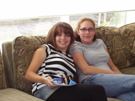 My youngest: Laura & step-daughter Kelly