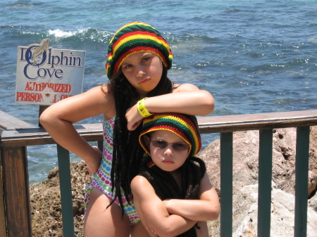 Rasta kids in Jamaica 2007