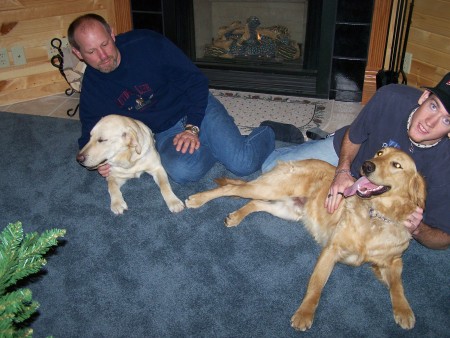 Kevin Sean and our dogs