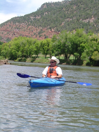 Dave on the Animas river