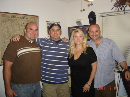 Me with my brothers.  Marc, Mike & Matt