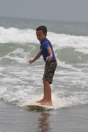 Zach loves to surf!