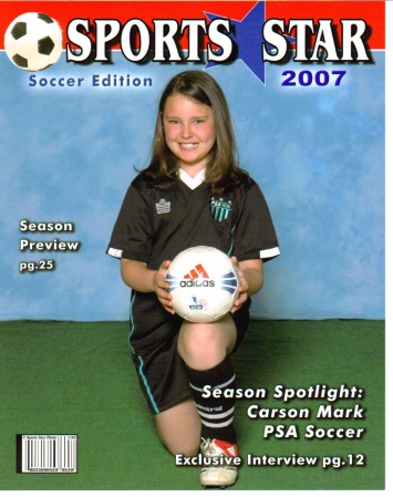 Carson is also my soccer star