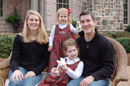 Jenny and Jon Acuff with our grandgirls