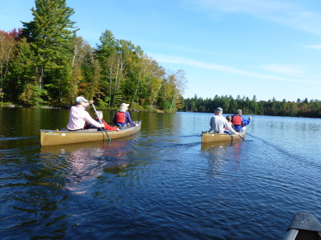 Canoeing the length of Longpond, day 2