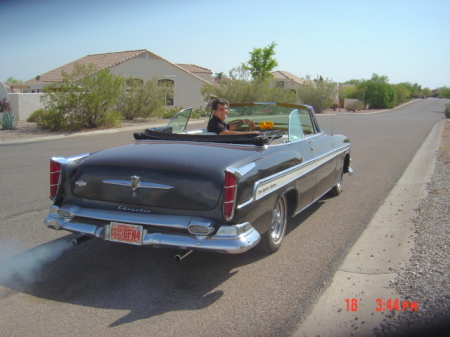 ME AND MY 1955 CHRYSLER CONVERT