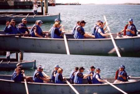 rowers in boat