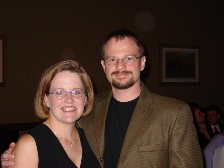 My husband Brad and I in May 2004