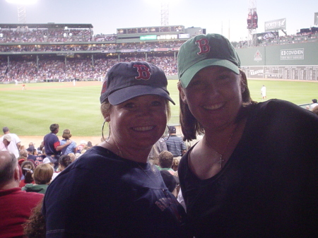 Me and my friend Angie from Boise at a Red Sox game