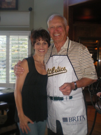 Last Thanksgiving with Mr. Miller....The only diehard "A's"fan left!!!!!!