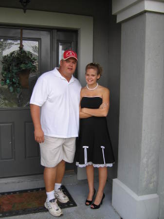 Bill & Brittany before Homecoming