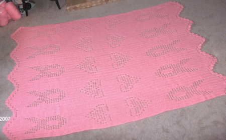 Breast Cancer Afghan