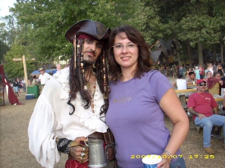 Capt Jack Sparrow at local Renn Faire