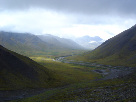 LOOKING NORTH INTO THE "GATES OF THE ARCTIC, " NATIONAL PARK