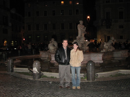 Greg and Lindsay Lyles in Rome 2006